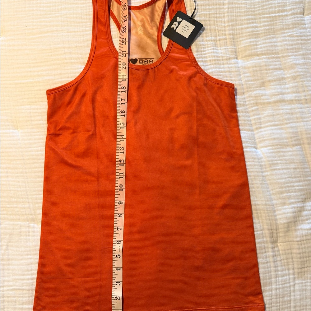 Women's Orange Racerback Tank Top